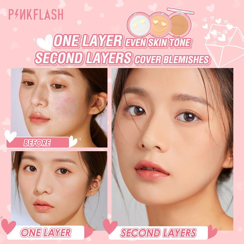 Pinkflash Lasting Matte Pressed Powder #222