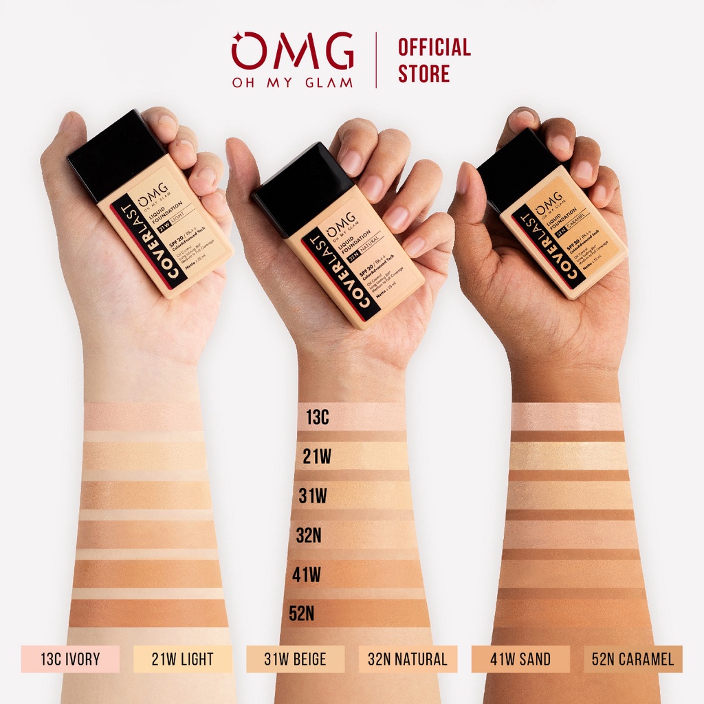 OMG Coverlast Liquid Foundation 31W Beige