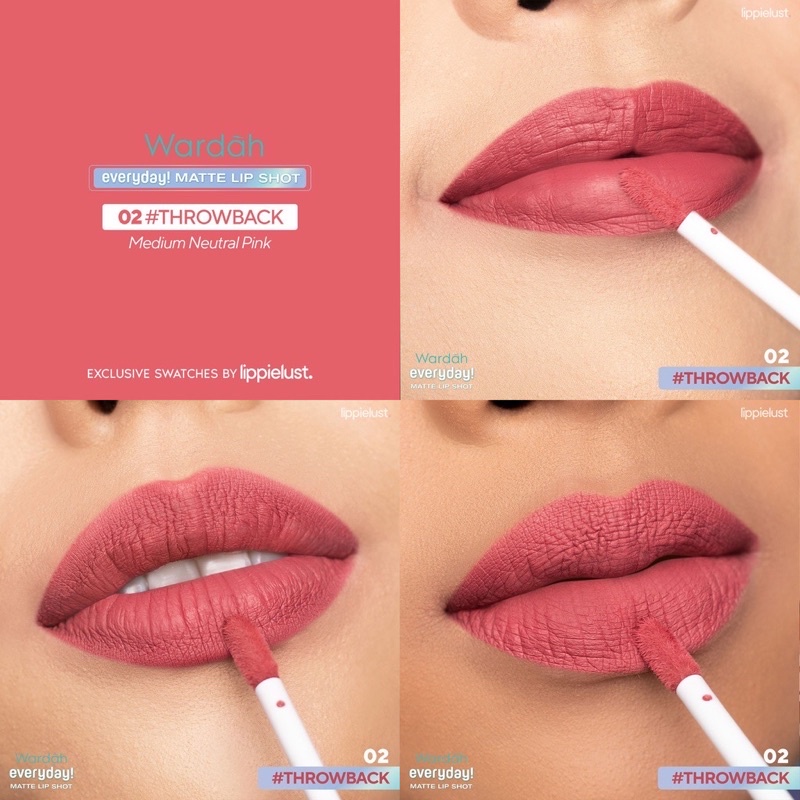 Wardah Everyday Matte Lip Shot - 02 Throwback