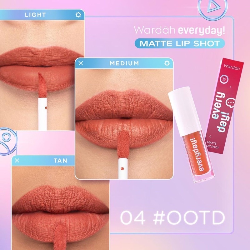 Wardah Everyday Matte Lip Shot - 04 OOTD
