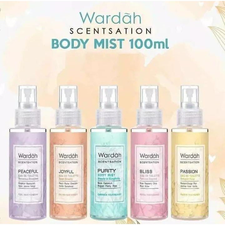 Wardah Scentsation Body Mist 100ml - Passion