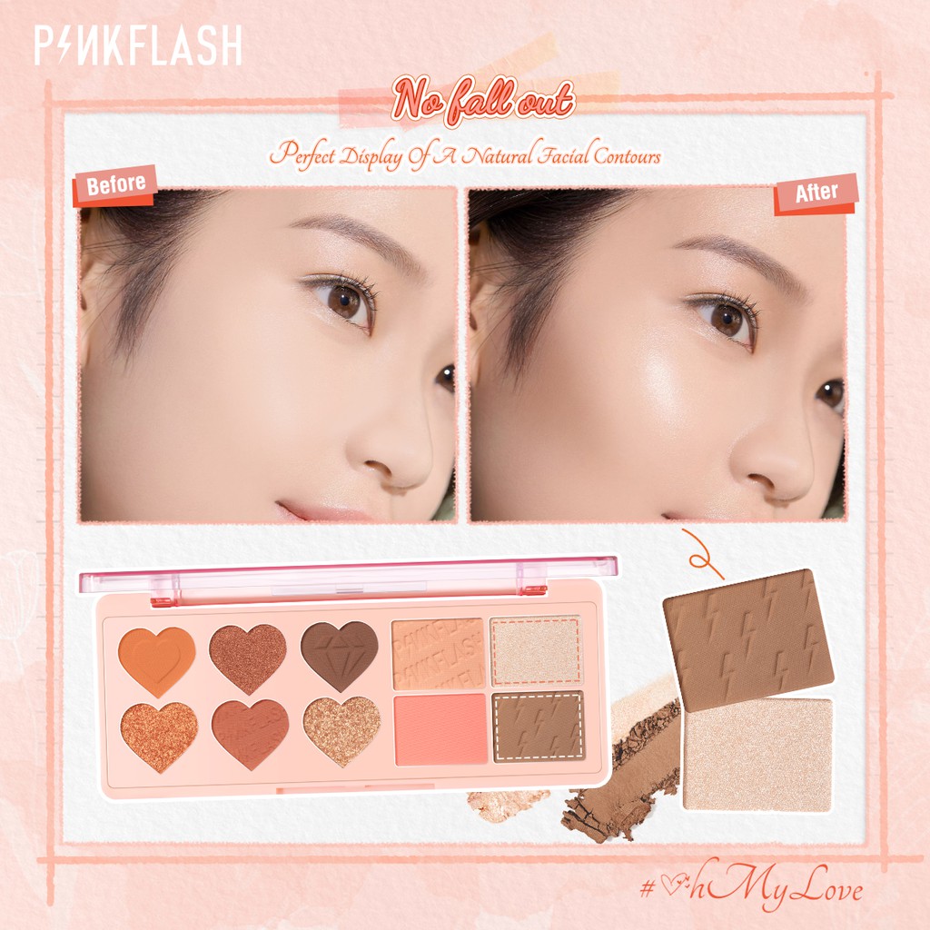 Pinkflash Multi Face Pallet PF-M02 #01 Mandarin Latte
