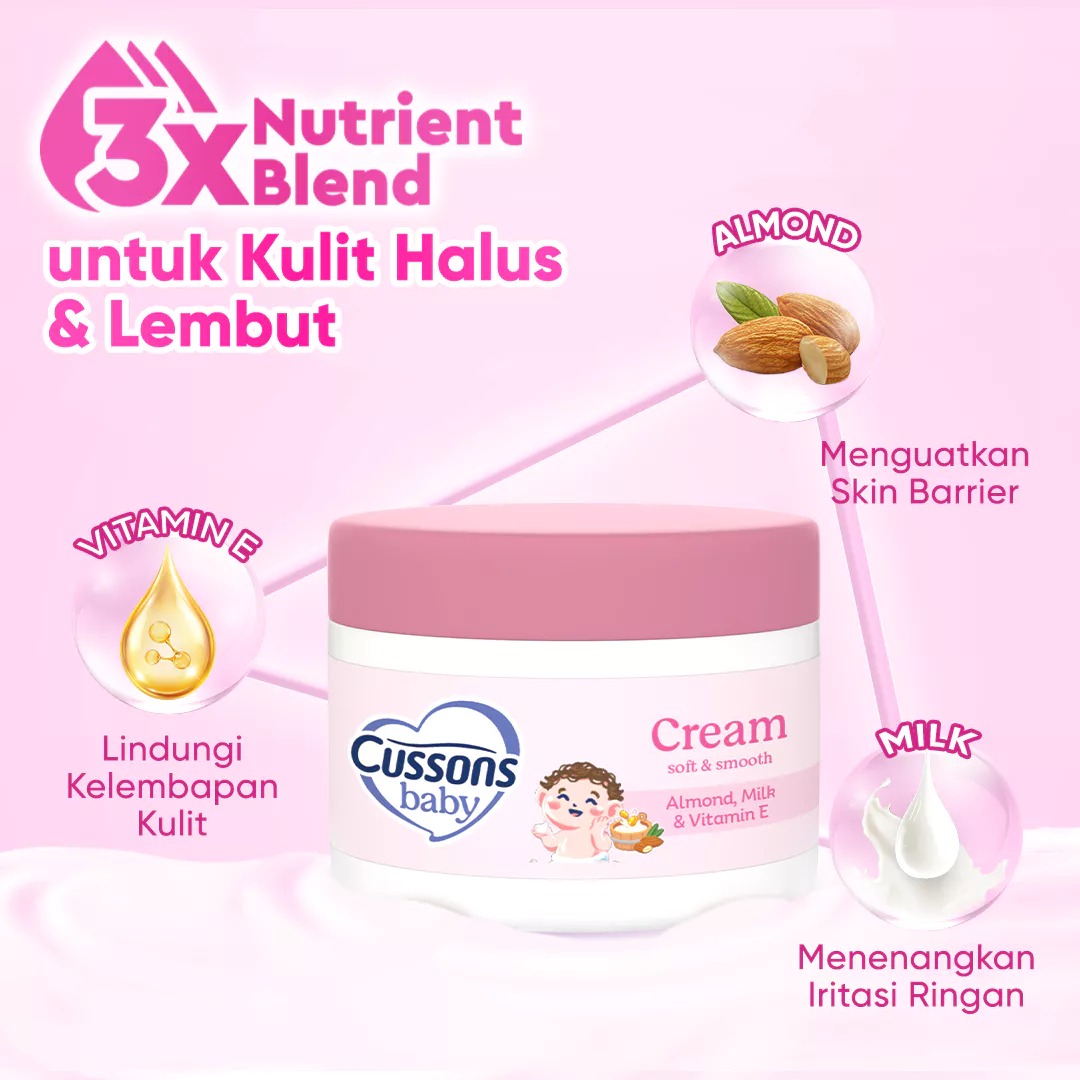 Cussons Baby Cream 50gr - Pink Soft & Smooth