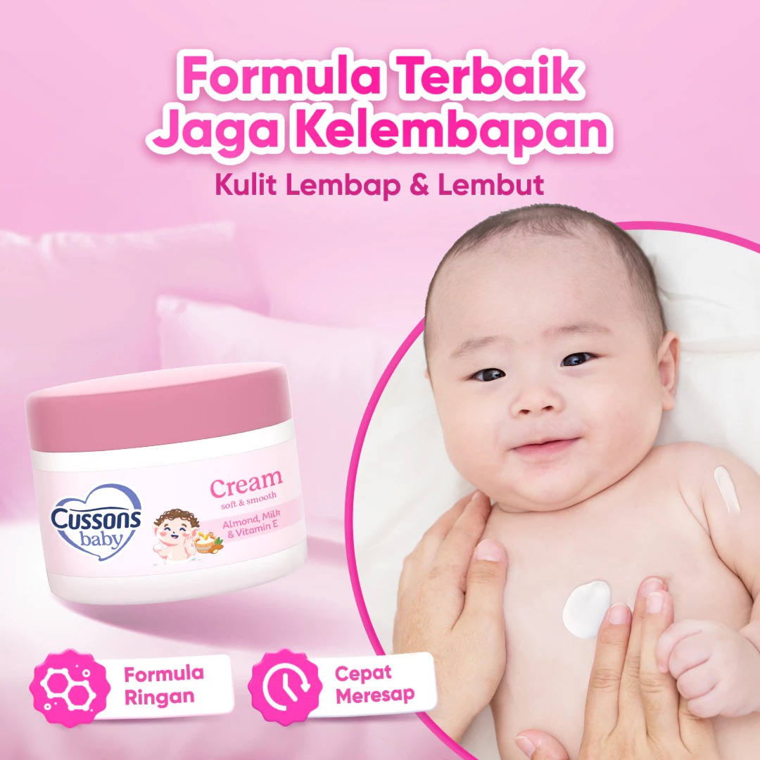 Cussons Baby Cream 50gr - Pink Soft & Smooth