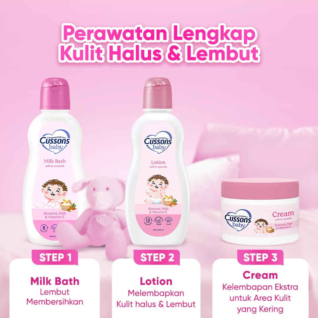Cussons Baby Cream 50gr - Pink Soft & Smooth