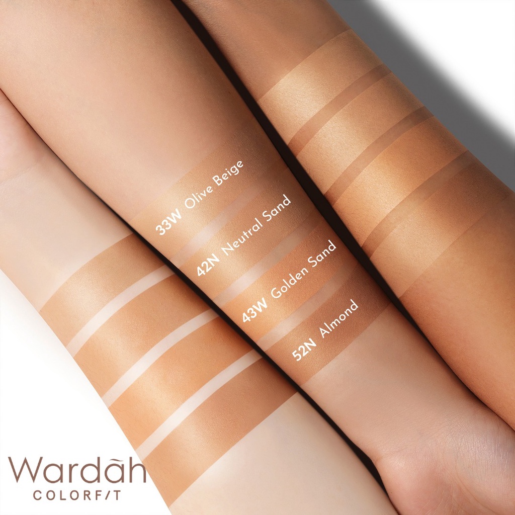 Wardah Colorfit Perfect Glow Cushion 15gr - 42N Neutral Sand