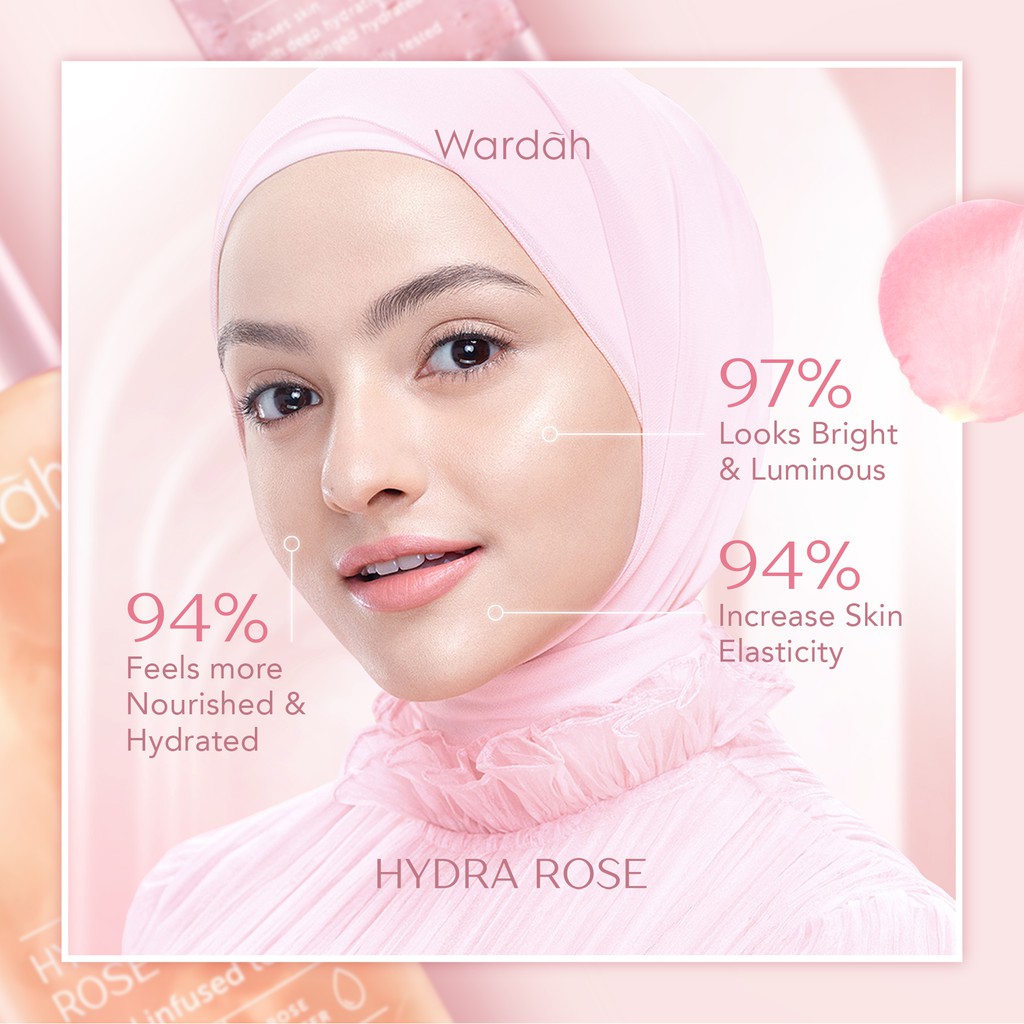 Wardah Hydra Rose Moisture Rich Night Gel 17ml *