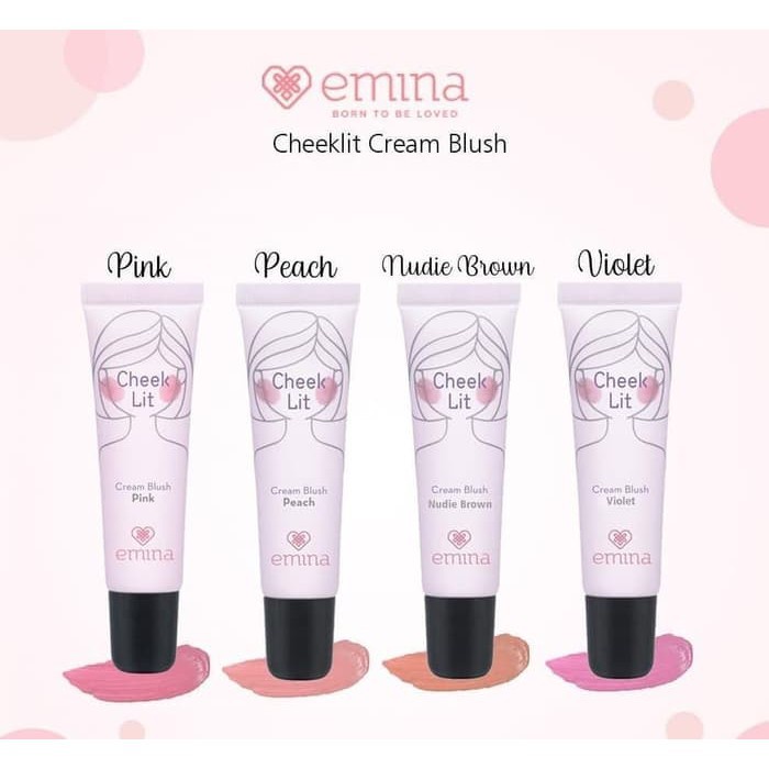 Emina Cheek Lit Cream Blush Nudie Brown 10ml