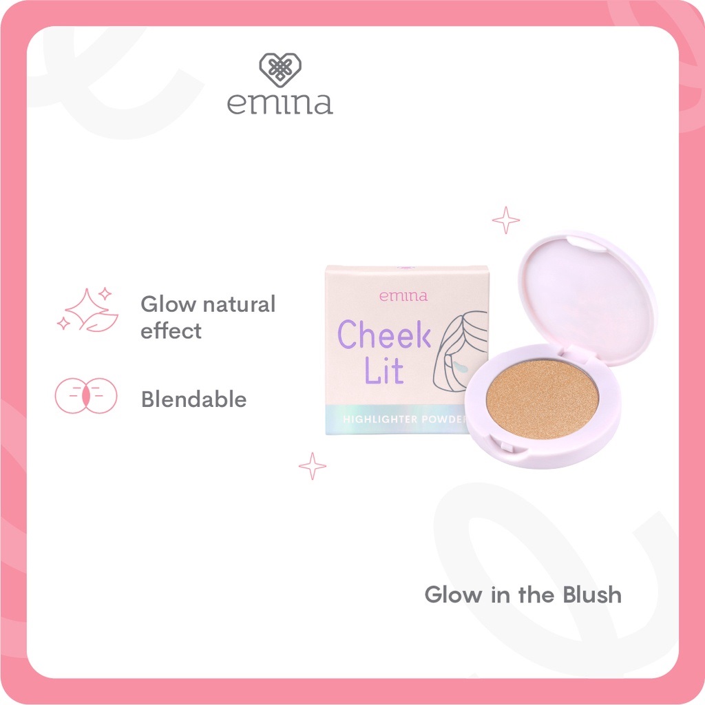 Emina Cheek Lit Highlighter Powder Nudesparkle 3,8gr