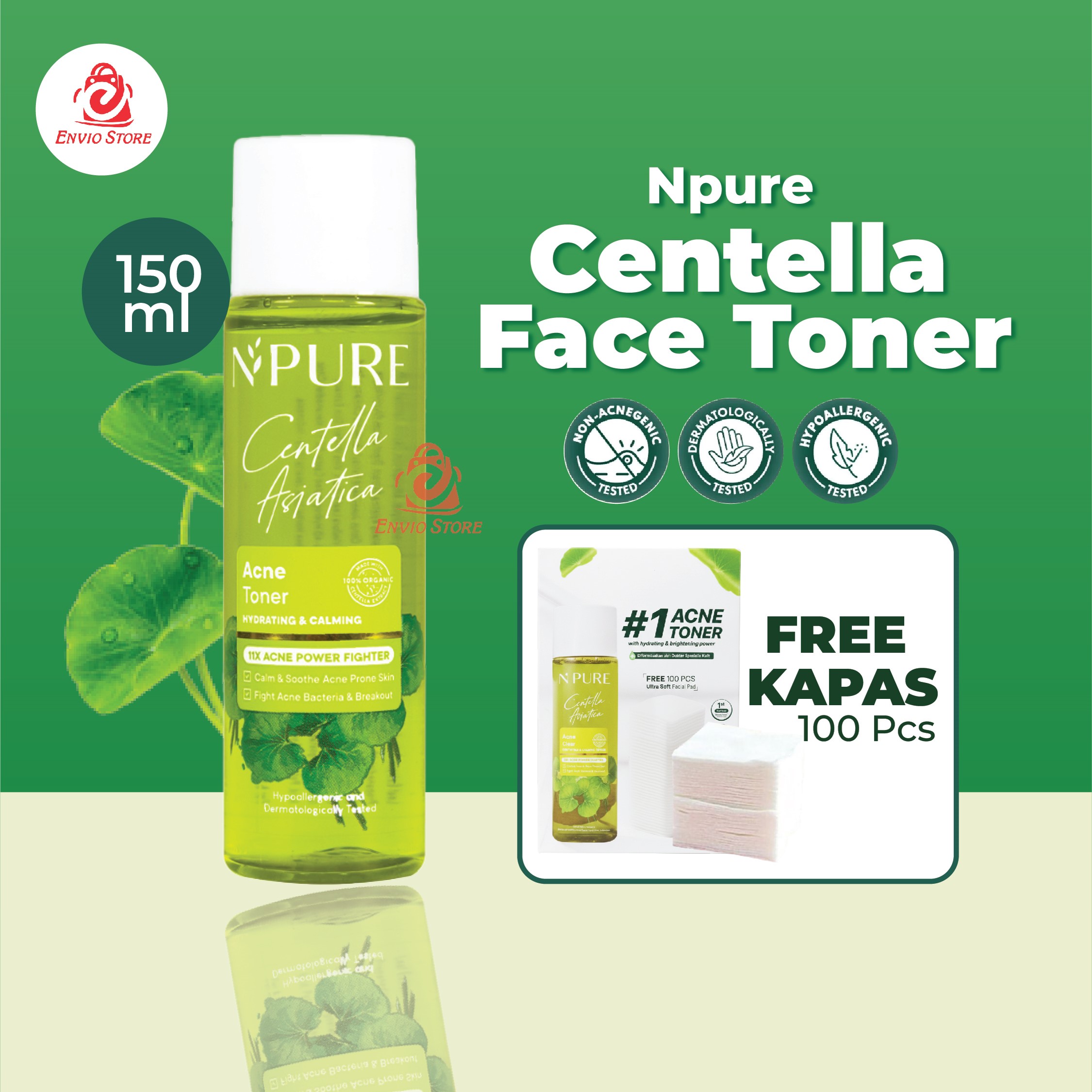 Npure Centella Face Toner 150ml