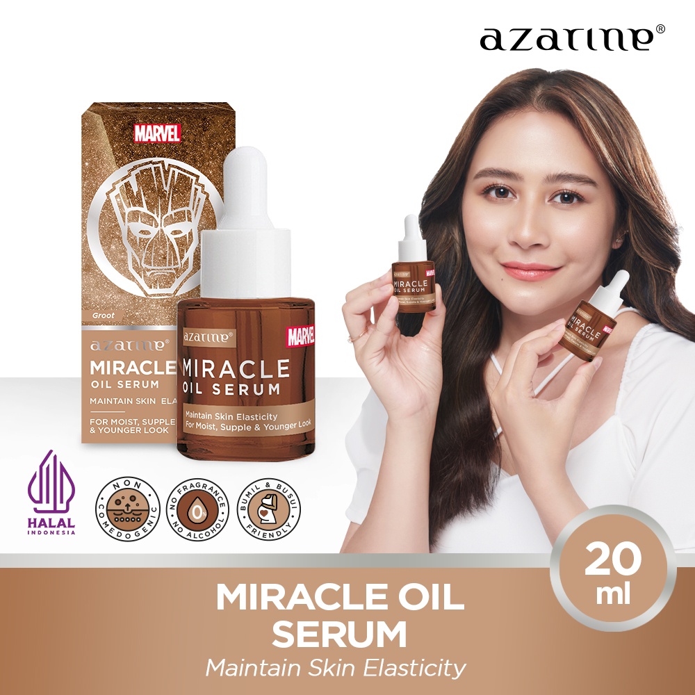 Azarine x Marvel Multi Purpose Miracle Face Oil Serum 20ml *