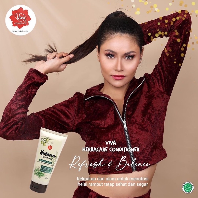 Viva Herbacare Conditioner 180gr - Refresh & Balance (Hijau)