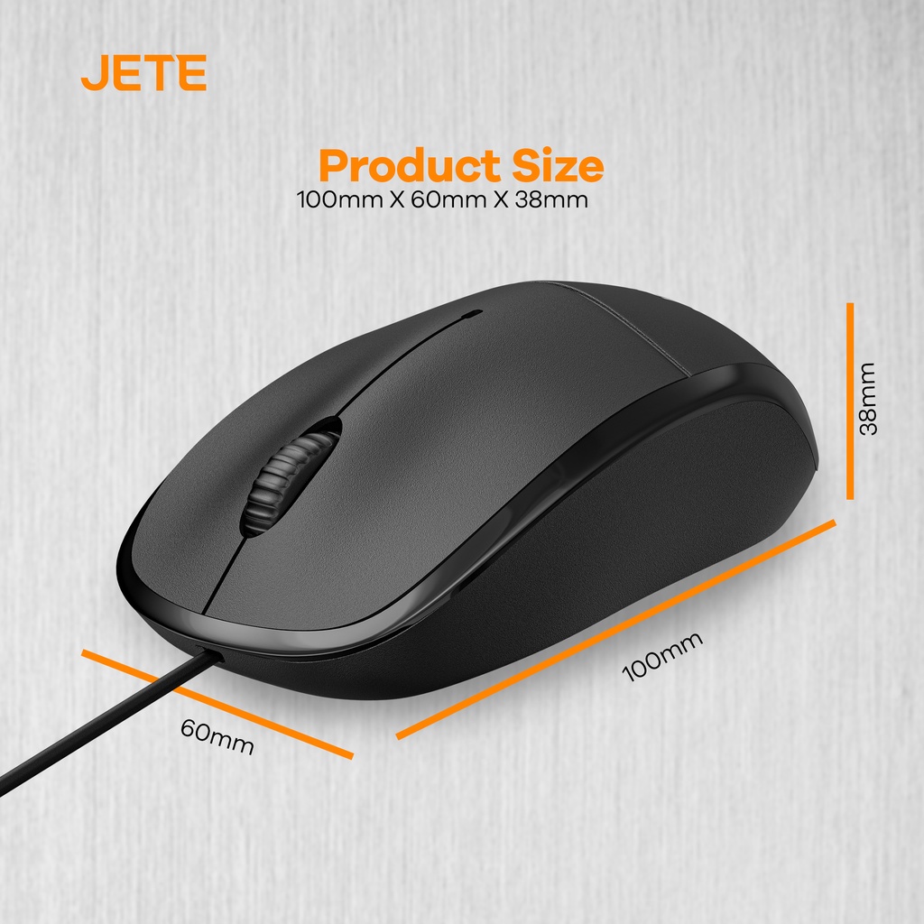 JETE Mouse Kabel MO1 *
