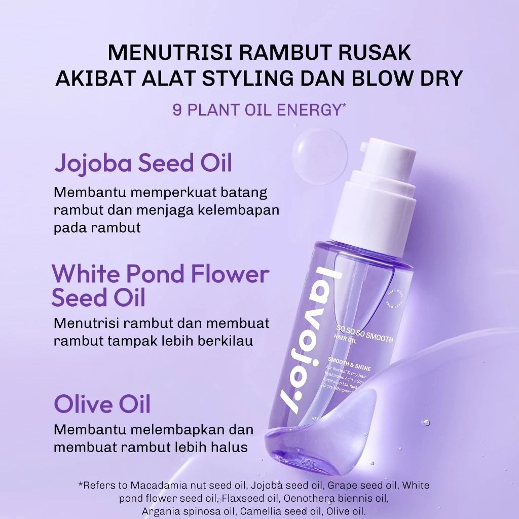 Lavojoy So So So Smooth Hair Oil 80ml - Smooth & Shine (Berry Whispers)
