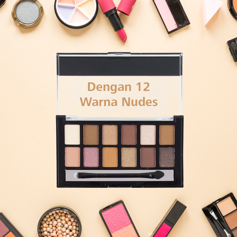 Brasov Eyeshadow Pallete Nudes (12 Colors)