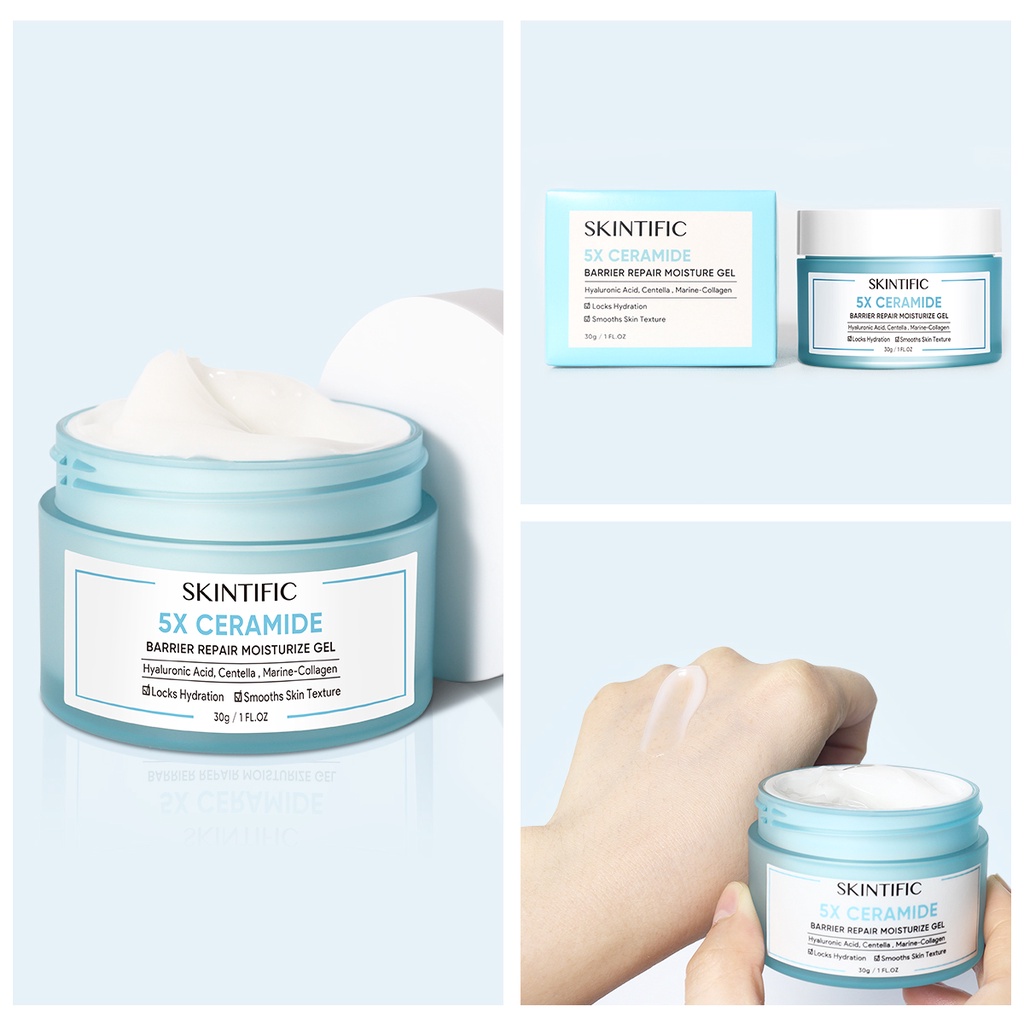 Skintific 5x Ceramide Barrier Repair Moisture Gel Travel Size 6gr
