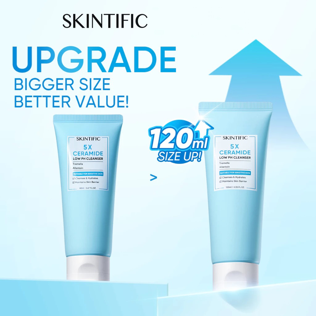 Skintific 5X Ceramide Low PH Cleanser 120ml