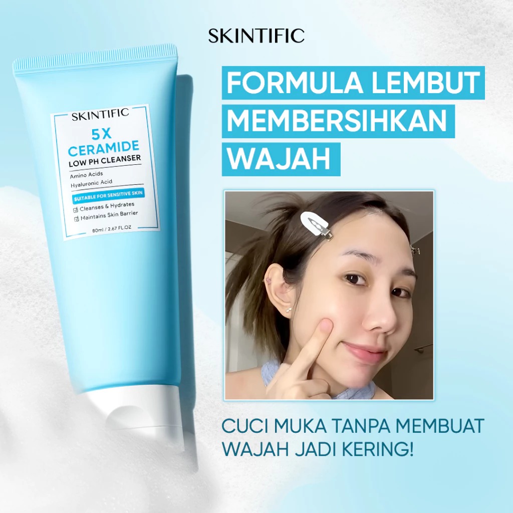 Skintific 5X Ceramide Low PH Cleanser 120ml