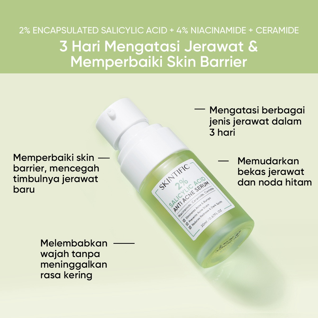 Skintific 2% Salicylic Acid Anti Acne Serum 20ml