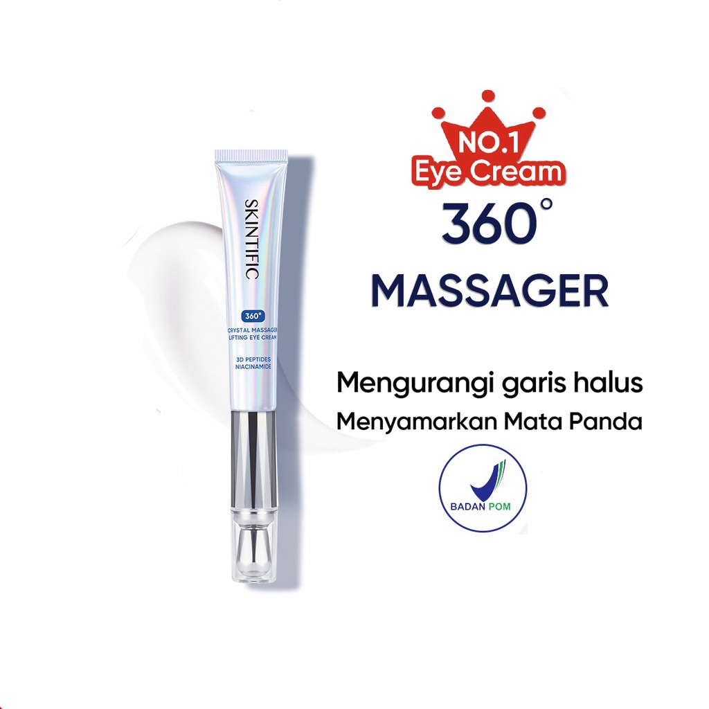 Skintific 360 Crystal Massager Lifting Eye Cream 20gr *