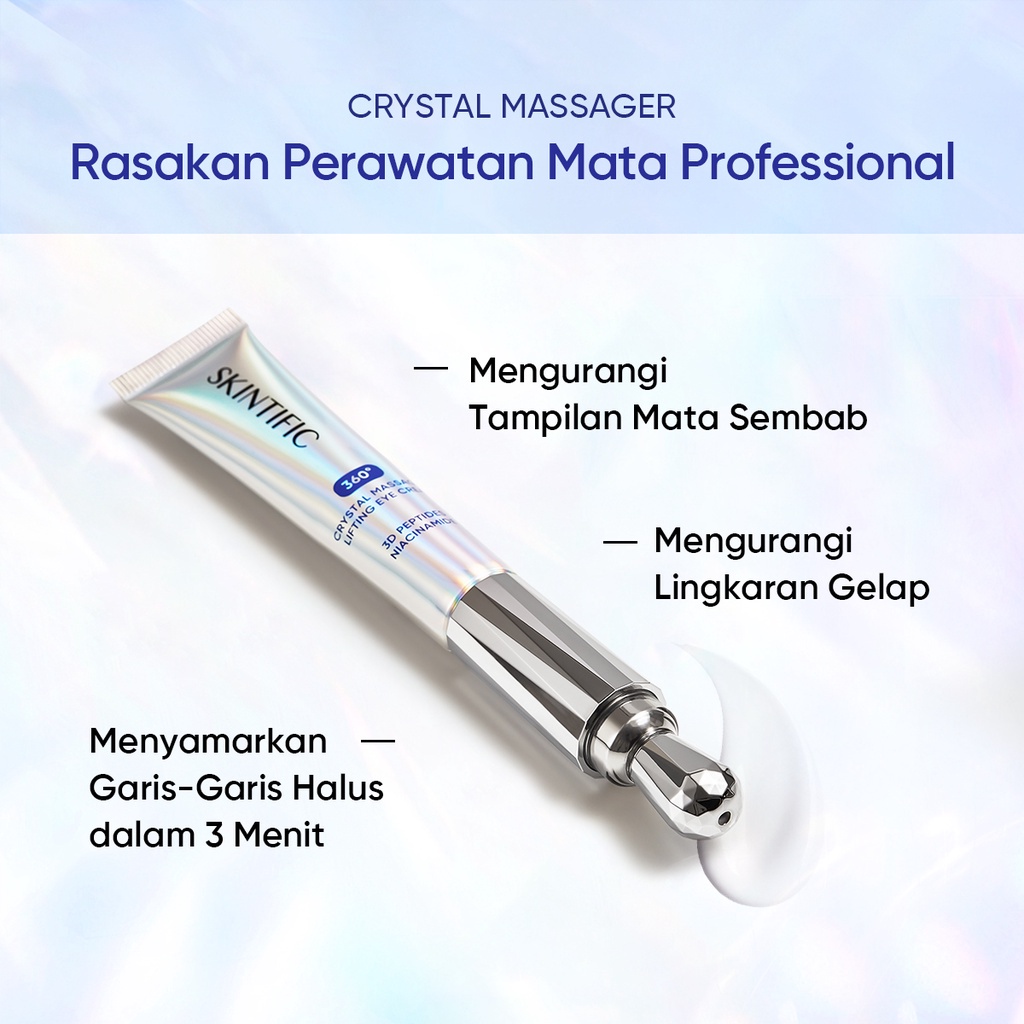 Skintific 360 Crystal Massager Lifting Eye Cream 20gr *