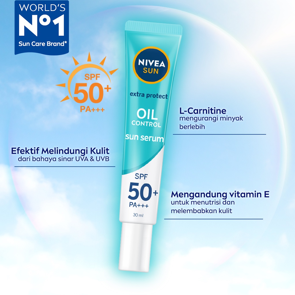 Nivea Sun Face Serum SPF50 PA+++ 30ml - Oil Control (Tosca)