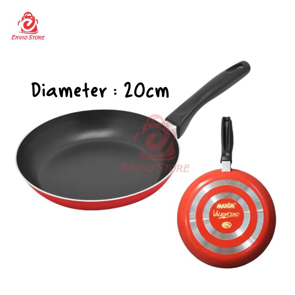 Maspion Maxim Valentino Teflon 20cm (Frypan Anti Lengket)