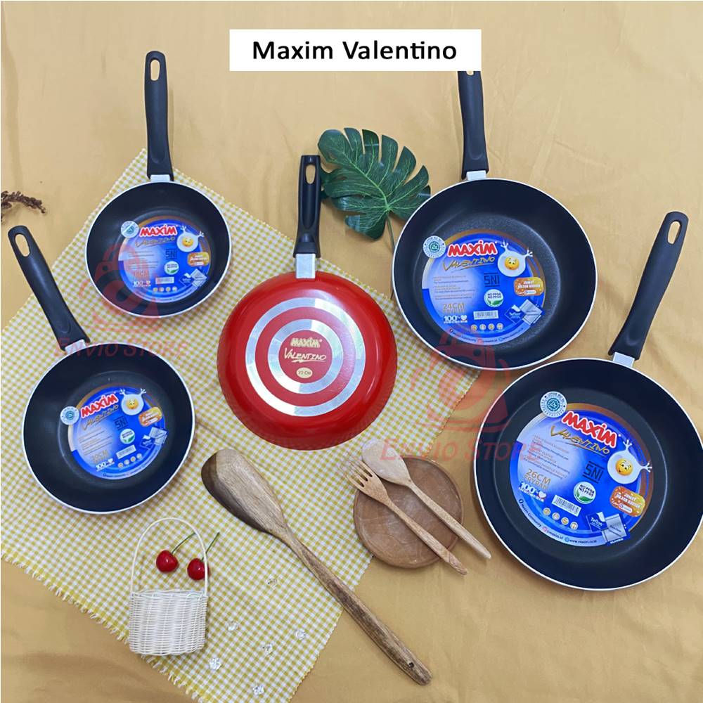 Maspion Maxim Valentino Teflon 22cm (Frypan Anti Lengket)