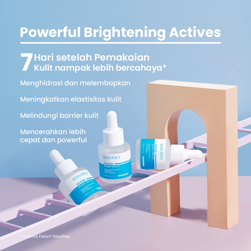 Hanasui Power Bright Serum 20ml (Biru)