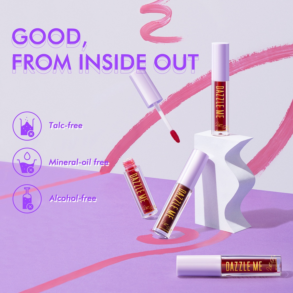 DAZZLE ME Ink-Licious Lip Tint R696 Touch Down *