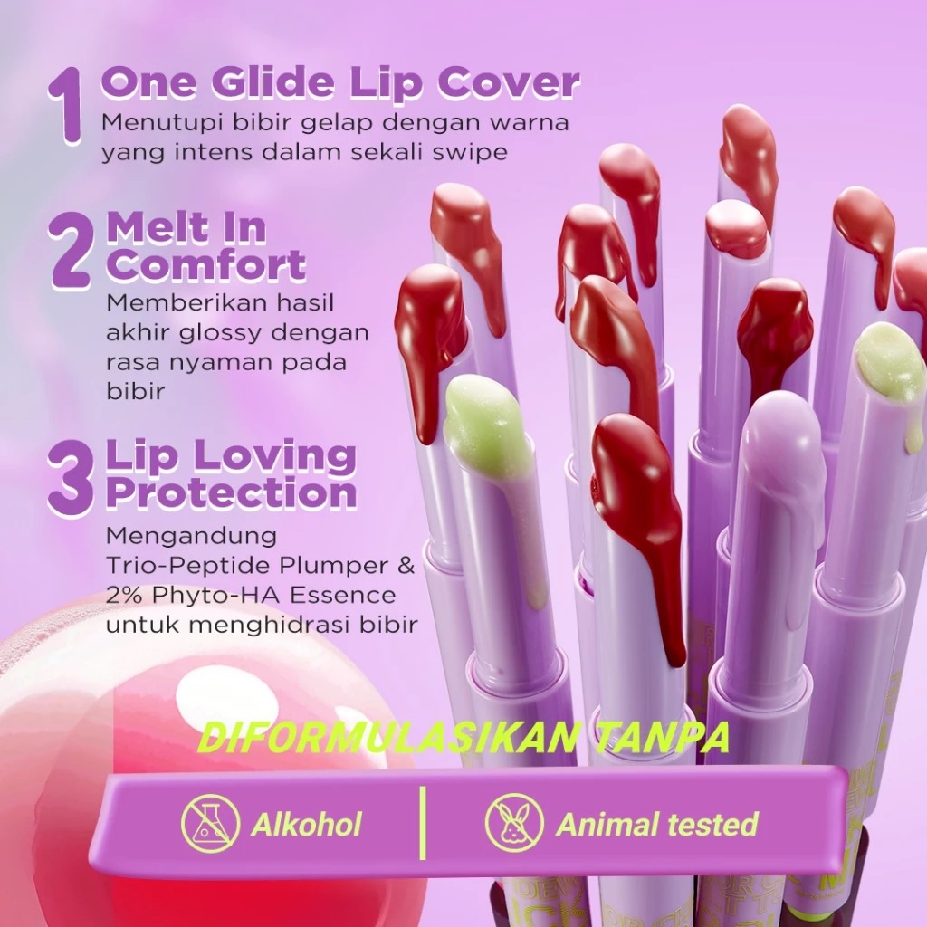 Dazzle Me Color Chrome Melt To Dew Lip Click 2gr - 732 Honey Gaze *