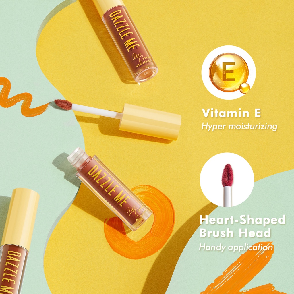 DAZZLE ME Velvet Matte Lip Cream R486 Always Red *
