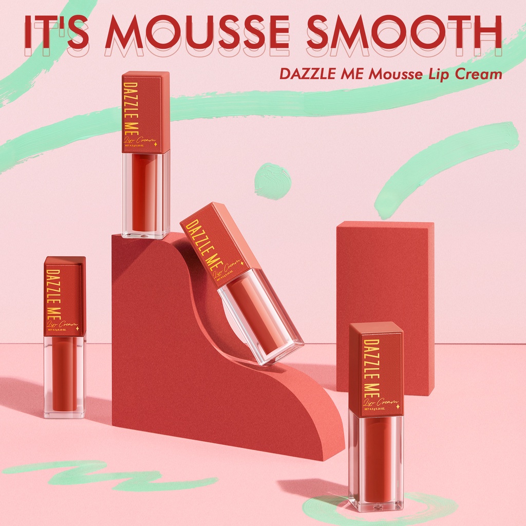 DAZZLE ME Mousse Lip Cream R666 Blazing Hot