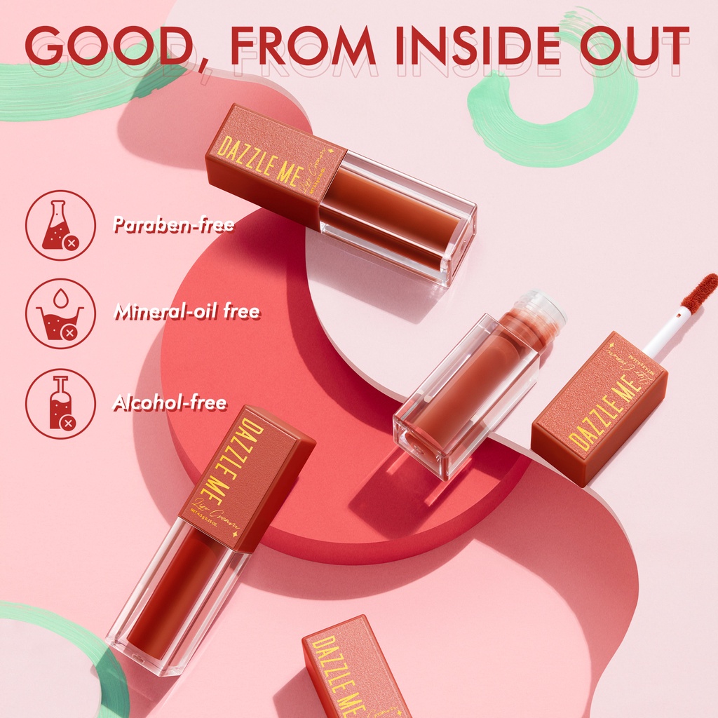 DAZZLE ME Mousse Lip Cream R666 Blazing Hot