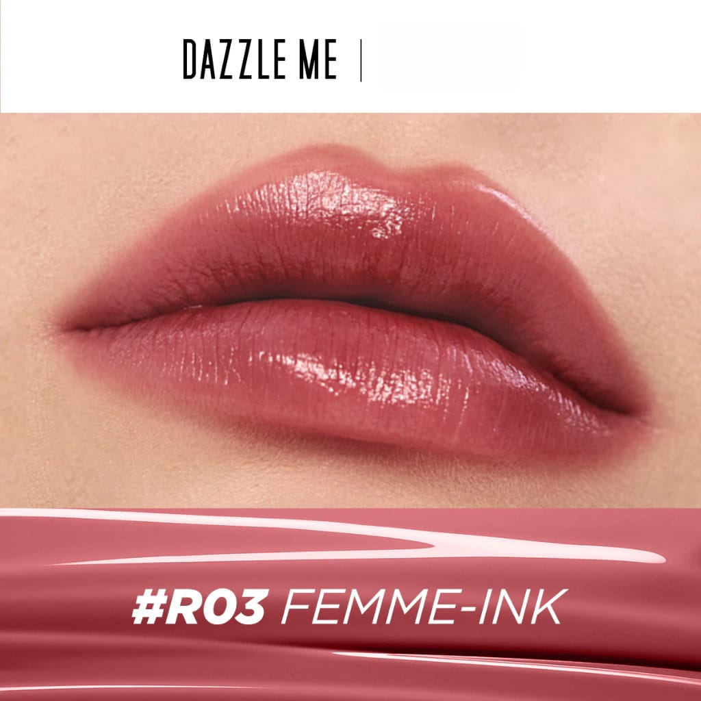 Dazzle Me Ink-Gloss Lip Tint 2.5ml - R03 Femme-Ink