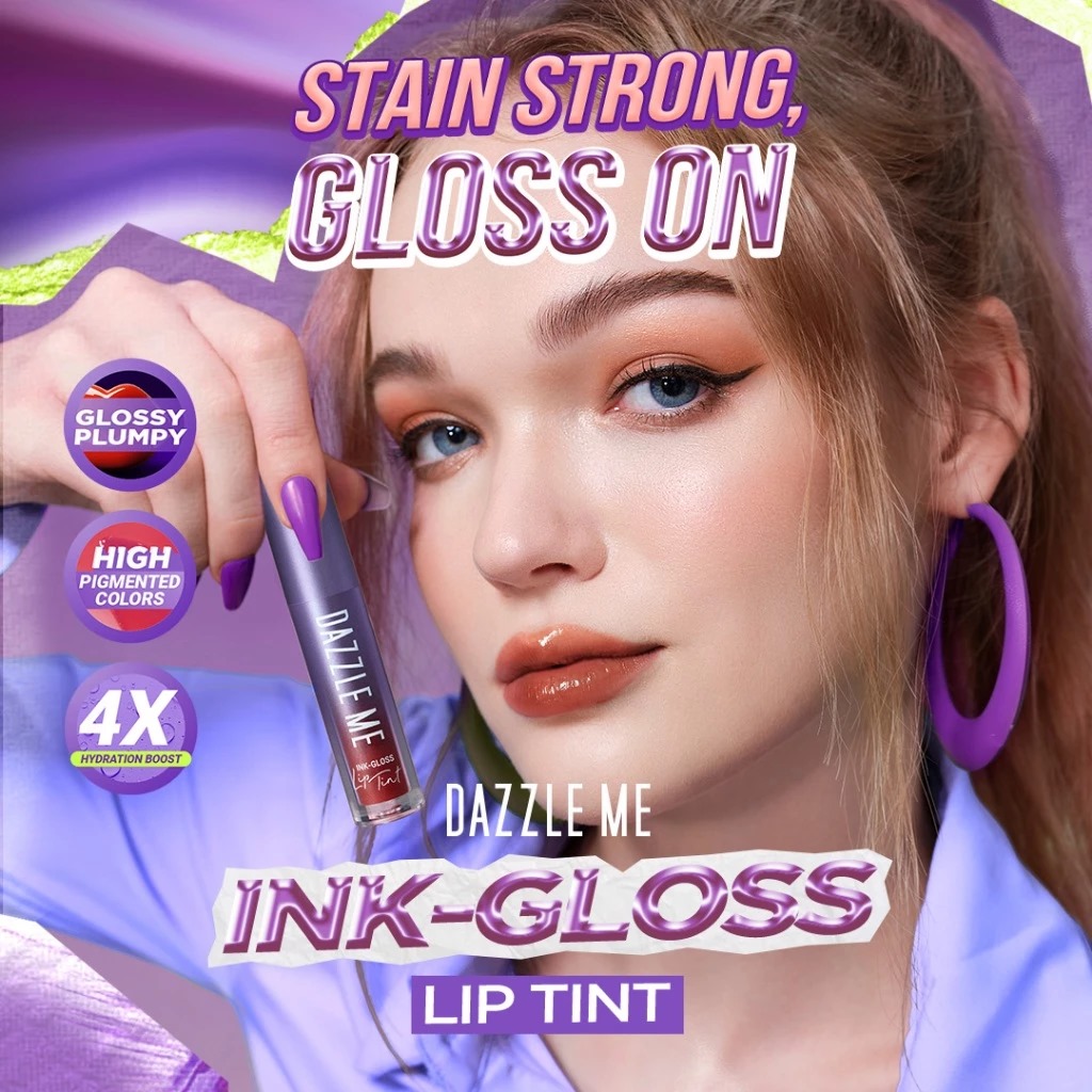 Dazzle Me Ink-Gloss Lip Tint 2.5ml - R03 Femme-Ink