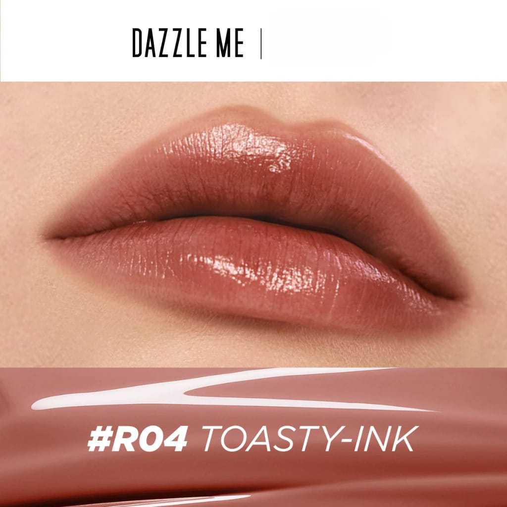 Dazzle Me Ink-Gloss Lip Tint 2.5ml - R04 Toasty-Ink