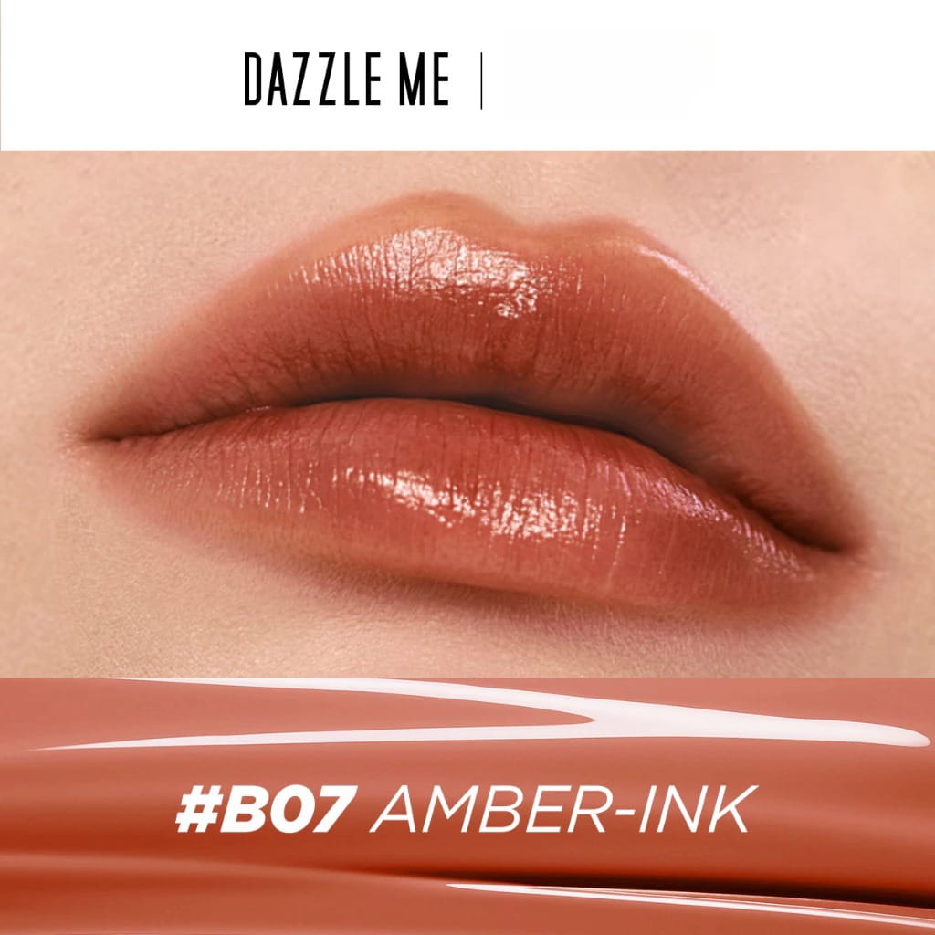 Dazzle Me Ink-Gloss Lip Tint 2.5ml - B07 Amber-Ink