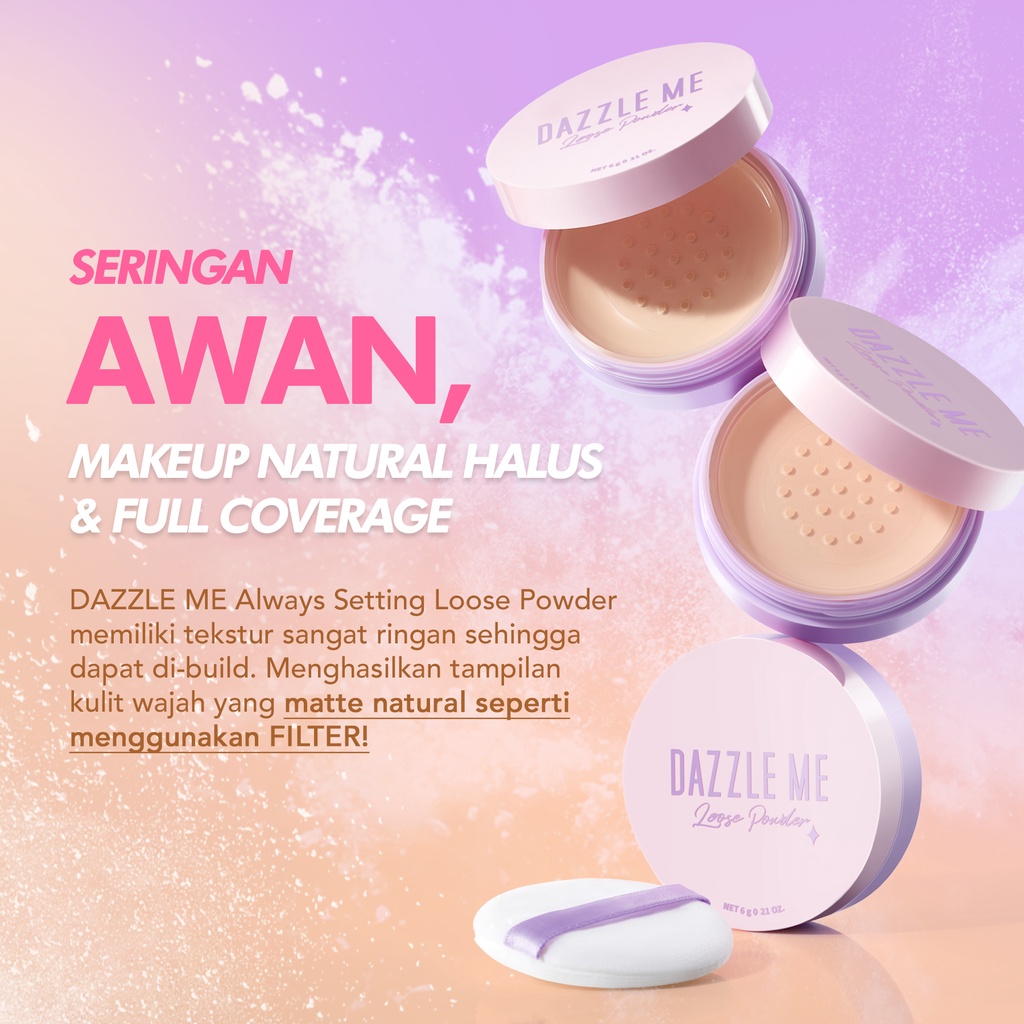 DAZZLE ME Always Setting Loose Powder 02 Pop Honey