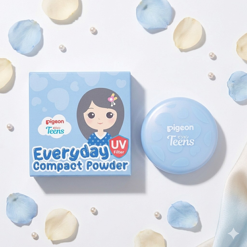 Pigeon Teens Everyday Compact Powder+UV Filter FULL SIZE 9gr - W01 Sand