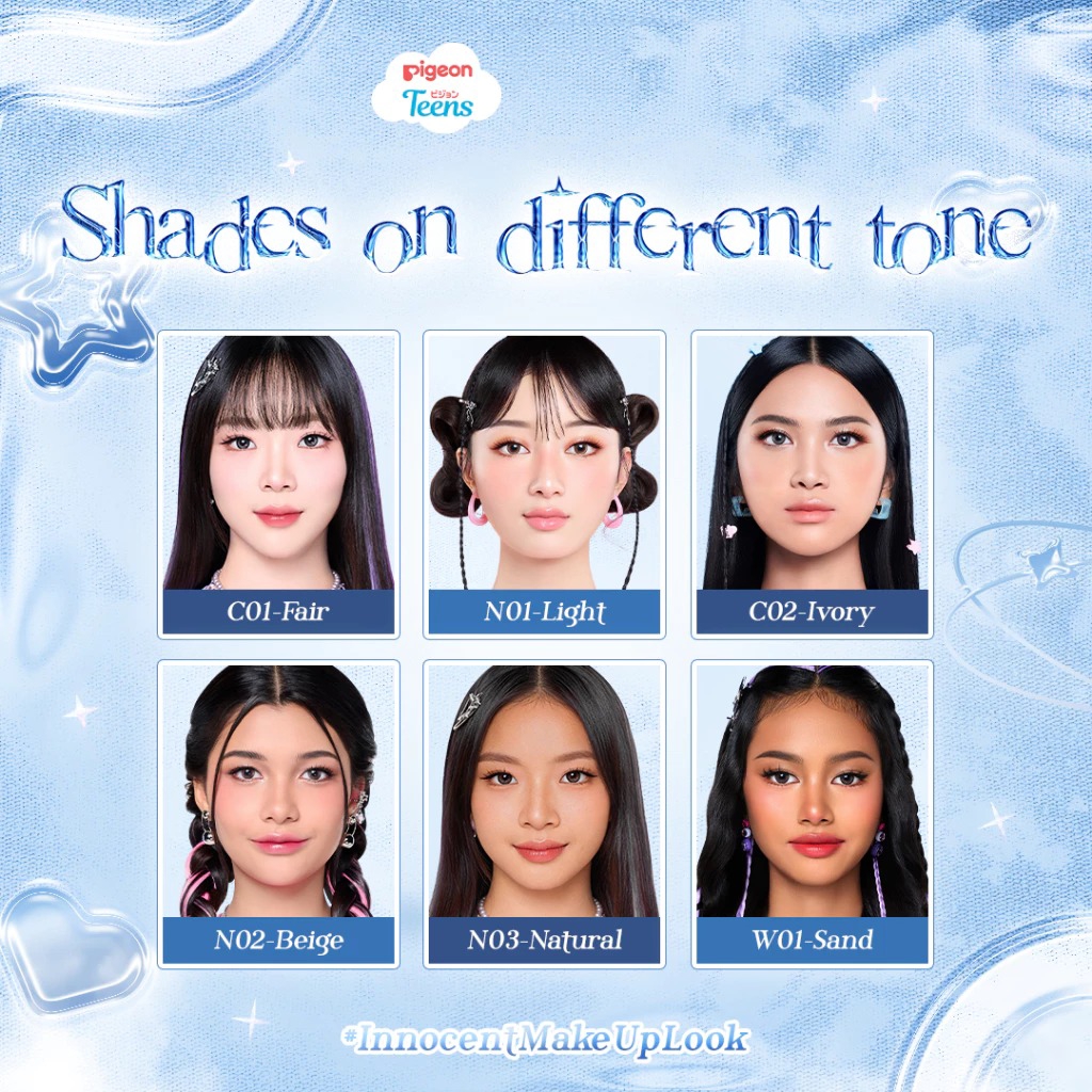 Pigeon Teens Everyday Compact Powder+UV Filter REFILL 9gr - N02 Beige