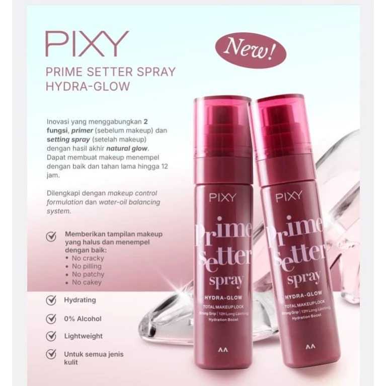 Pixy Prime Setter Spray Hydra Glow 60ml