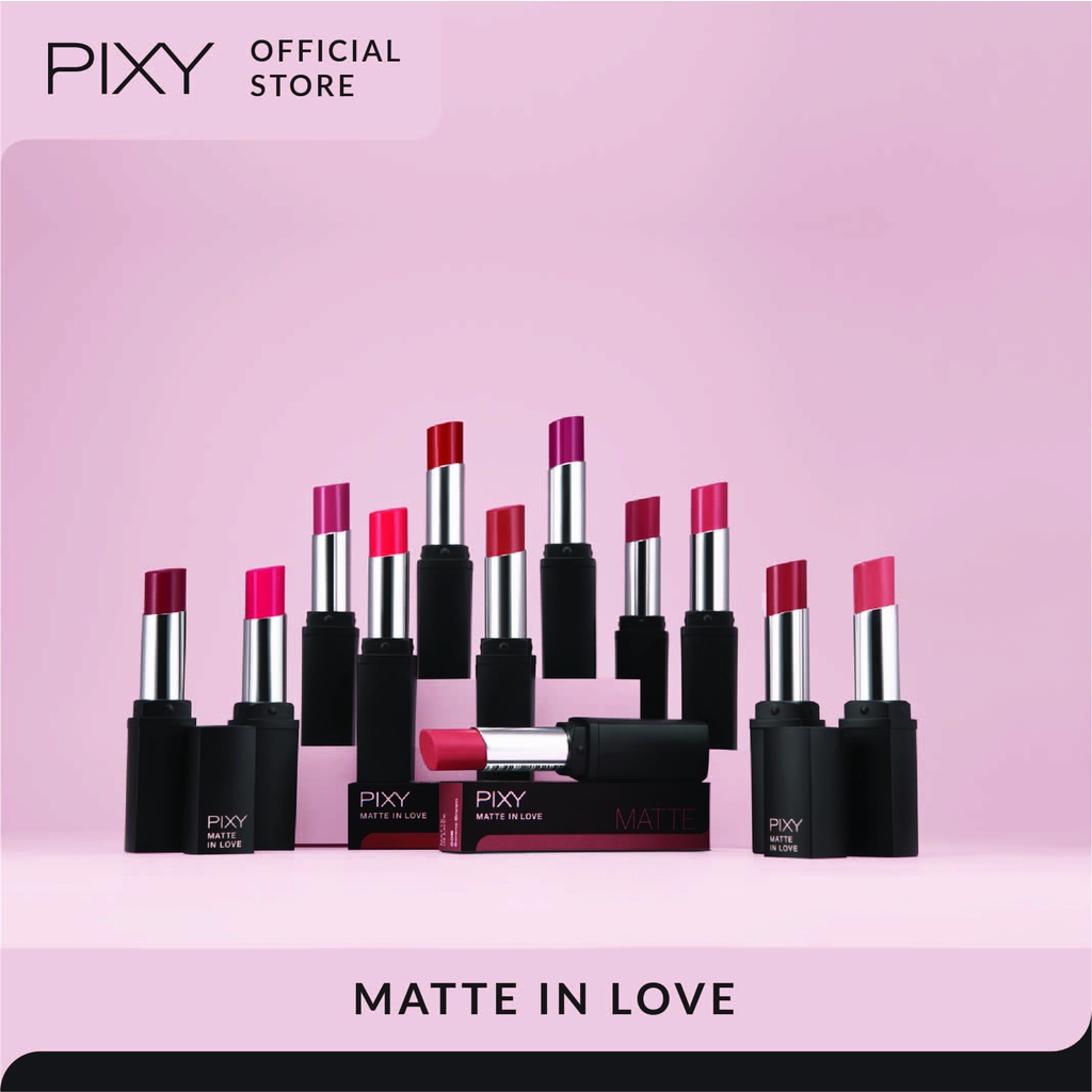 Pixy Matte in Love Lipstick 104 Pop Pink