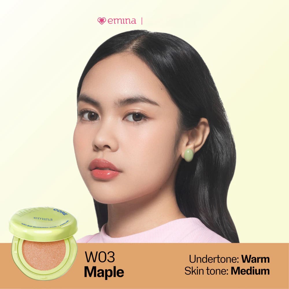 Emina Matte Core Cushion SPF48 PA++++ 13gr - W03 Maple