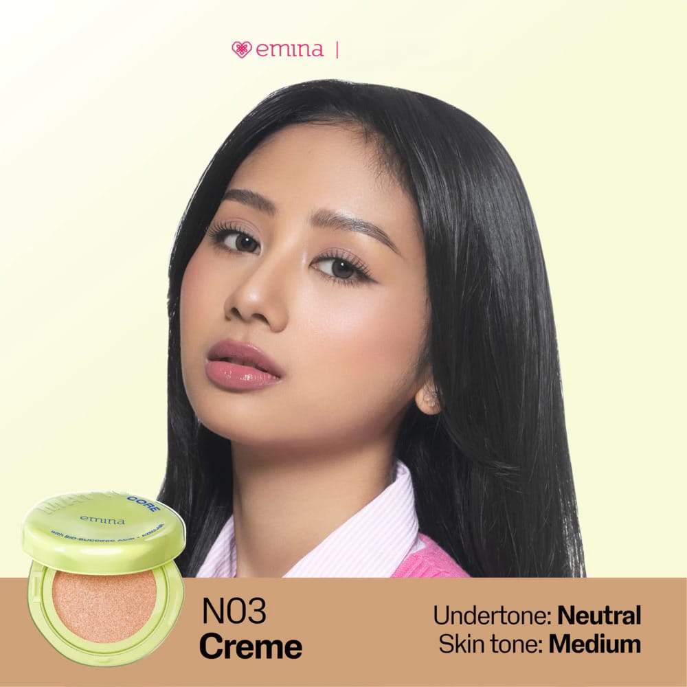 Emina Matte Core Cushion SPF48 PA++++ 13gr - N03 Creme