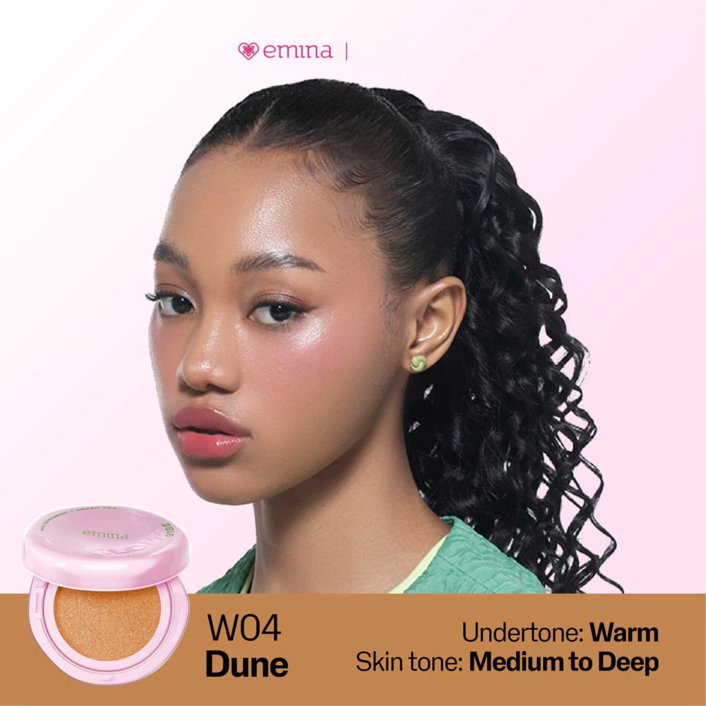 Emina Glow Vibe Cushion SPF50 PA++++ 13gr - W04 Dune