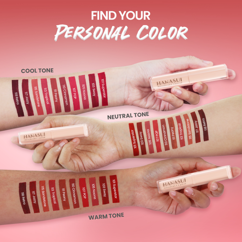 Hanasui Mattedorable Matte Lipstick 2gr - 107 Pop