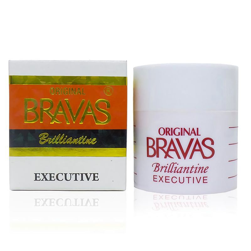 Bravas Pomade Brilliantine Minyak Rambut 80gr - Executive