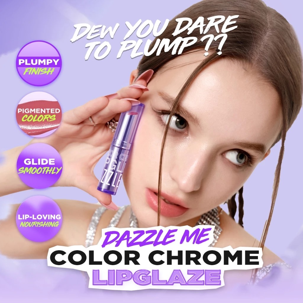 Dazzle Me Color Chrome Lip Glaze 3gr - 03 Ginger Fire