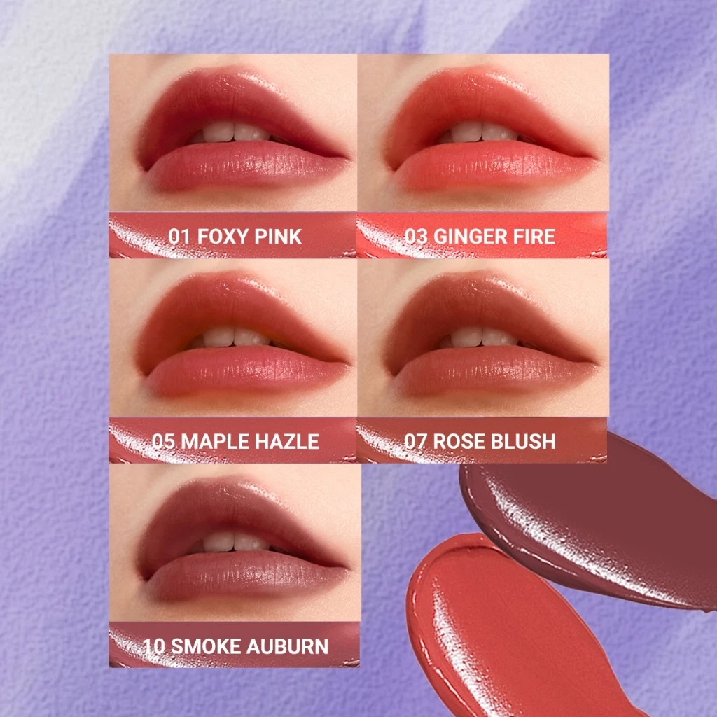 Dazzle Me Color Chrome Lip Glaze 3gr - 10 Smoke Auburn